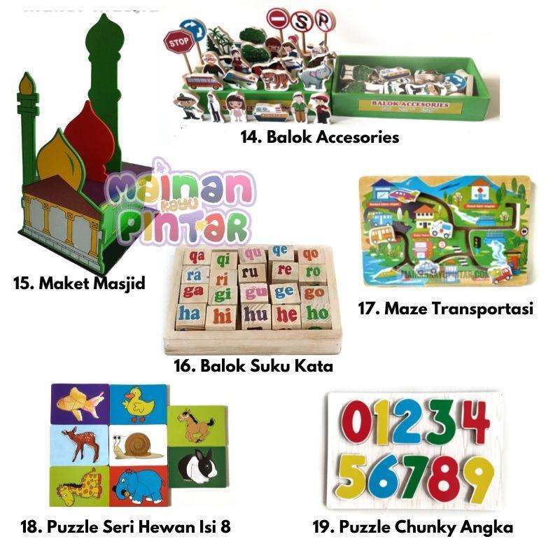 Promo Mainan Edukasi Anak Montessori Dasar / Pengenalan Pembelajaran