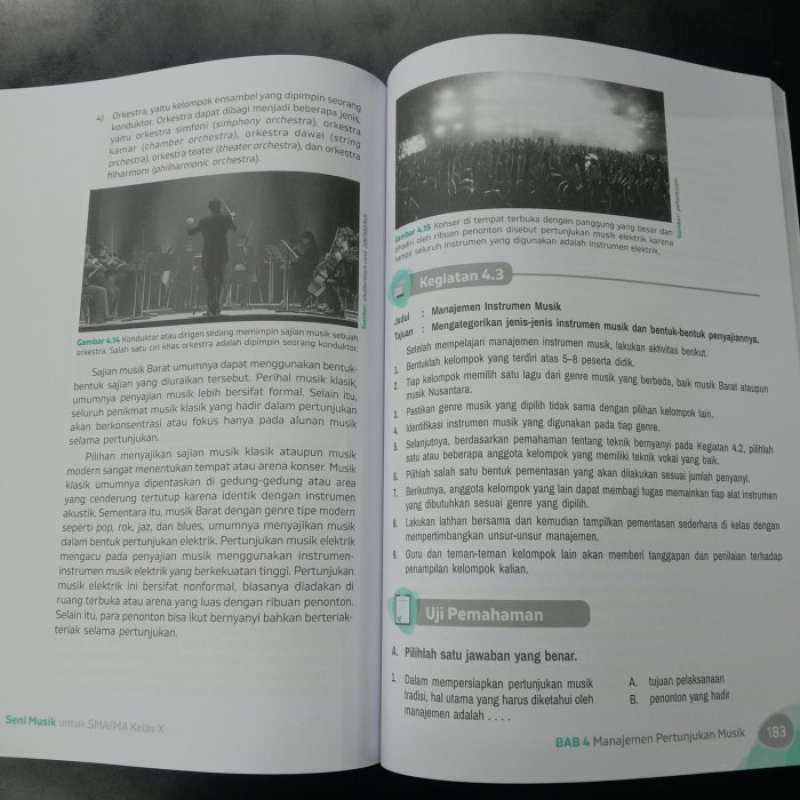 Jual Buku Seni Musik Kelas 10 Sma / Ma Kurikulum Merdeka Erlangga Di ...