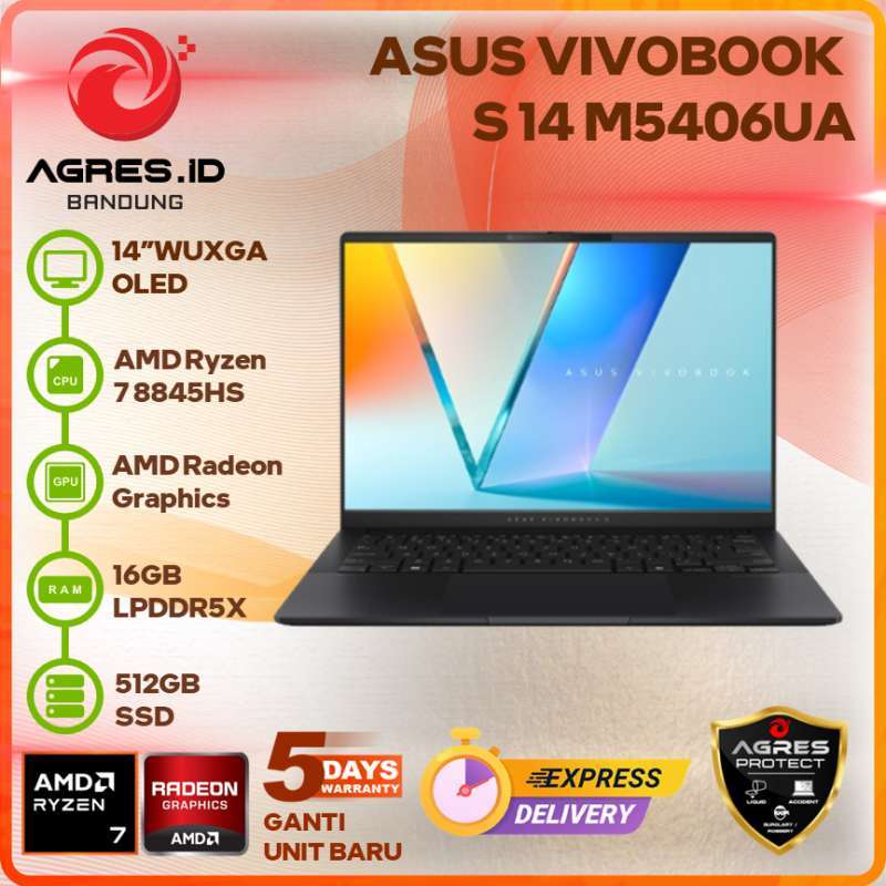 Jual Asus Vivobook S 14 M5406ua Ryzen 8845hs 16gb 512gb 14 Wuxga