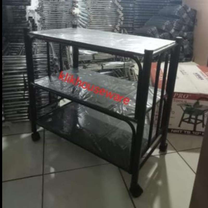 Promo Meja Tv /rak Tv /tv Rack Besi Roda Hitam Diskon 23% Di Seller ...