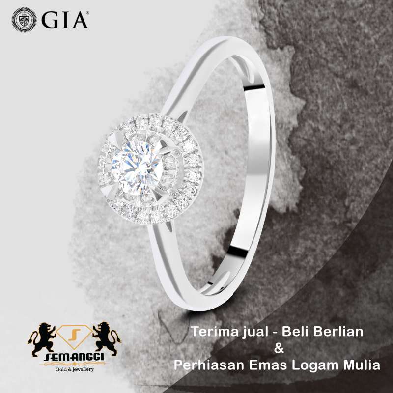 Jual Cincin Berlian Certified Gia Fashion Wanita Semanggi Smg