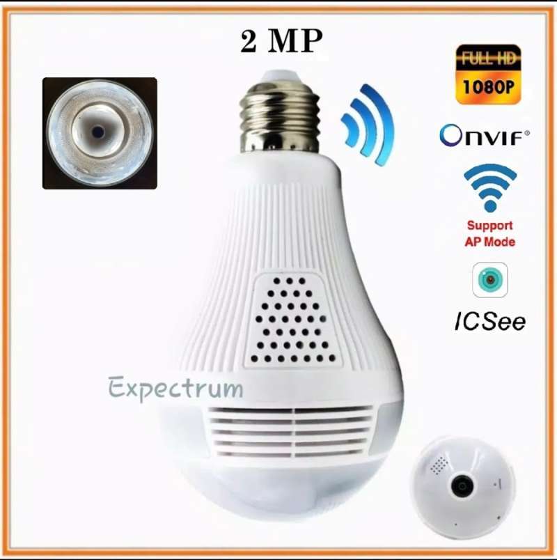 Jual Ipcam Bohlam 360 / Ip Camera 360 Bohlam Icsee 2mp Hd 1080p Cctv ...