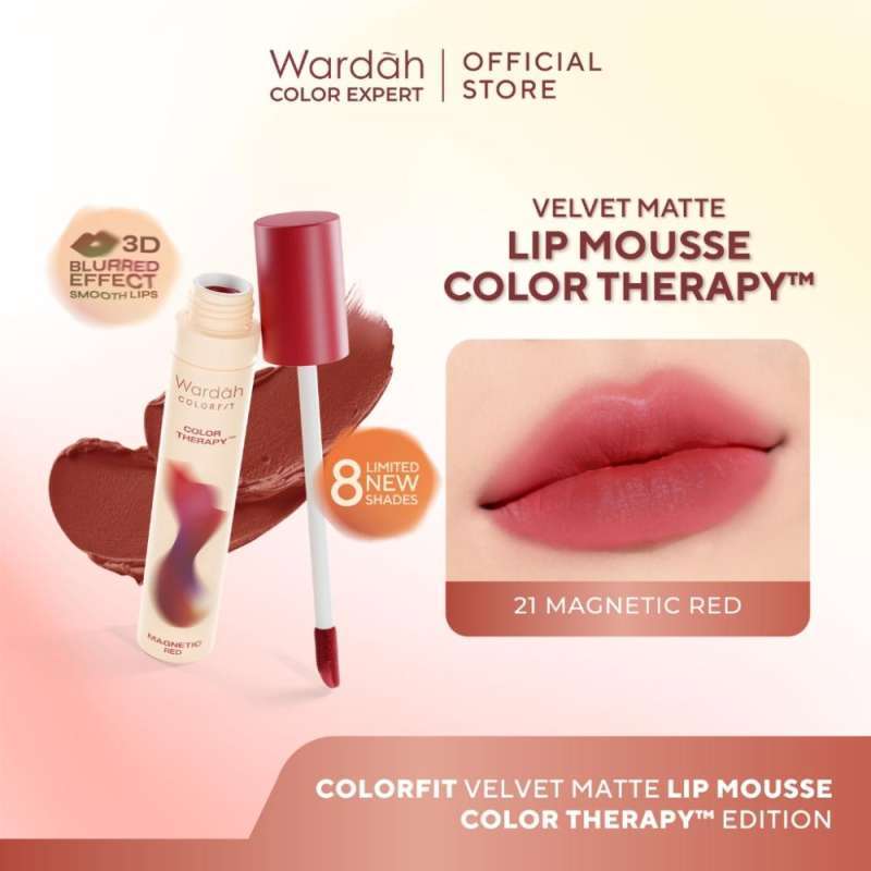 Promo [limited Edition] New! Wardah Colorfit Velvet Matte Lip Mousse ...
