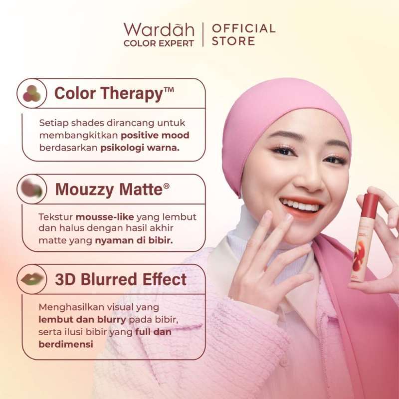 Promo [limited Edition] New! Wardah Colorfit Velvet Matte Lip Mousse