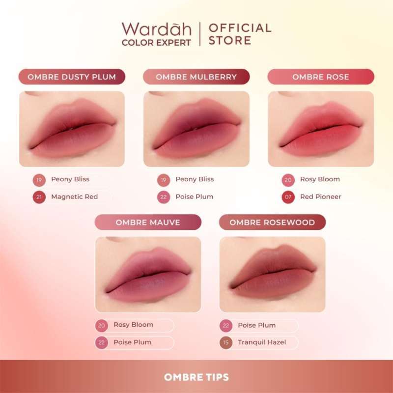 Promo [limited Edition] New! Wardah Colorfit Velvet Matte Lip Mousse ...