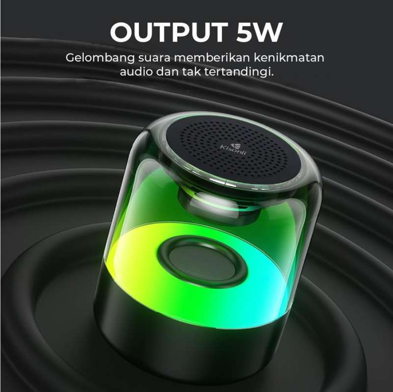 Jual Kisonli Speaker Bluetooth 5.0 Lp-5s Mini Subwoofer 5W Super Bass ...