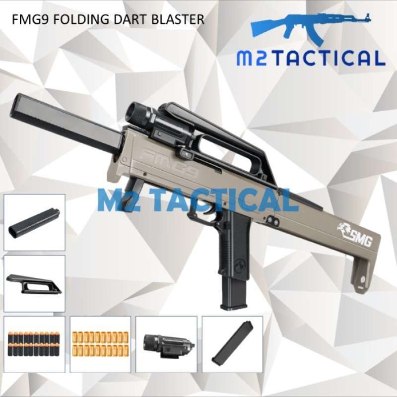 Promo Mainan Fmg9 / Fmg9 Folding Smg Shell Eject Dart Blaster Diskon