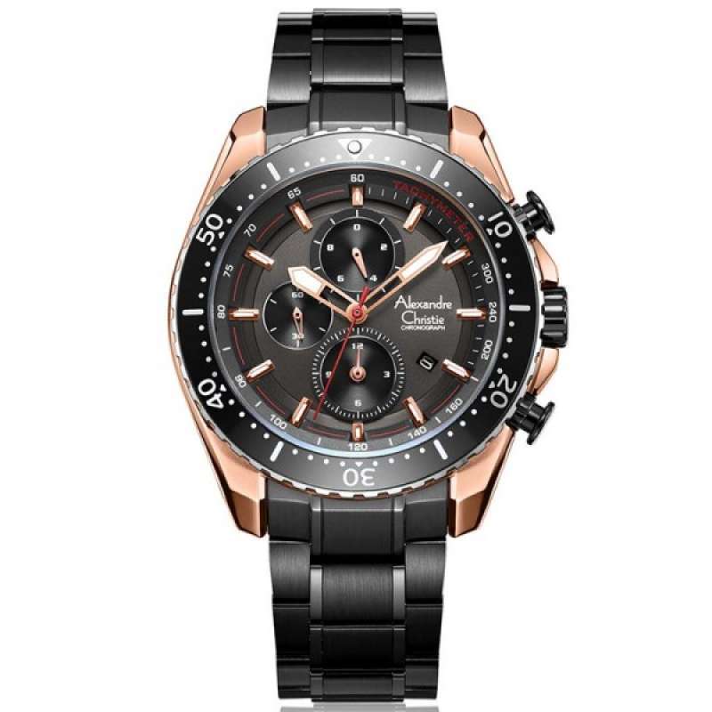 Jual Jam Tangan Alexandre Christie Chronograph Pria 100 Original Black Stainless Steel 6503 Mcbbrba Di Seller Radatime Radatime Kota Medan Blibli