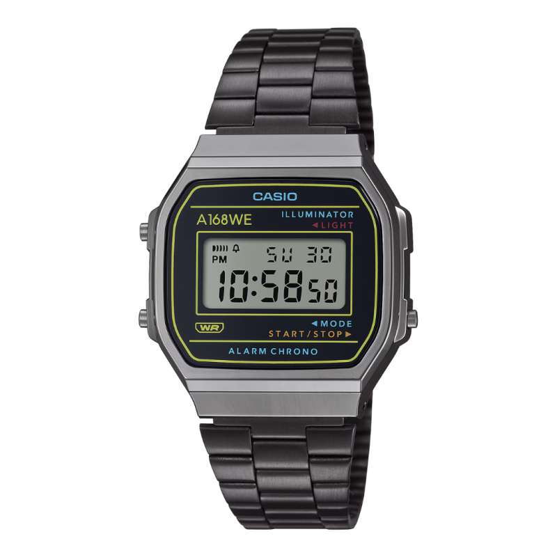Casio A168 Casio Alarm Chrono Set Time Casio A168 Casio Black