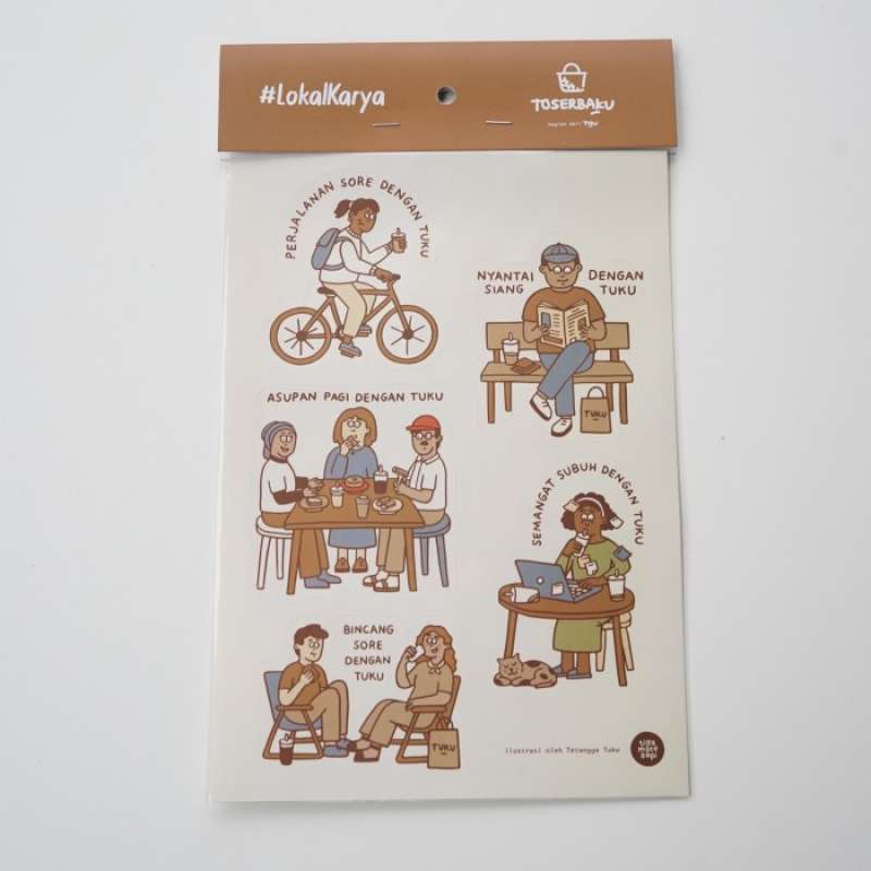 Sticker Tuku Jual Sticker Set Tuku Karya Tiga Mata Sapi #lokalkarya Di Seller Rukia ...