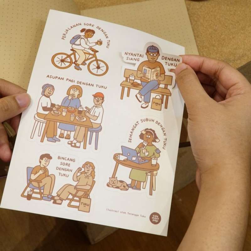Sticker Tuku Jual Sticker Set Tuku Karya Tiga Mata Sapi #lokalkarya Di Seller Rukia ...