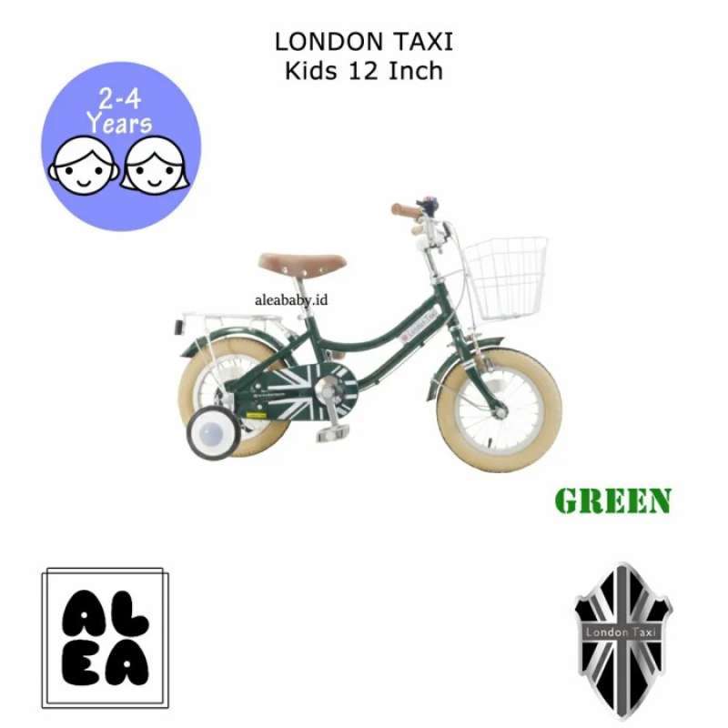 SEPEDA LONDON TAXI UKURAN BAN 12 INCH