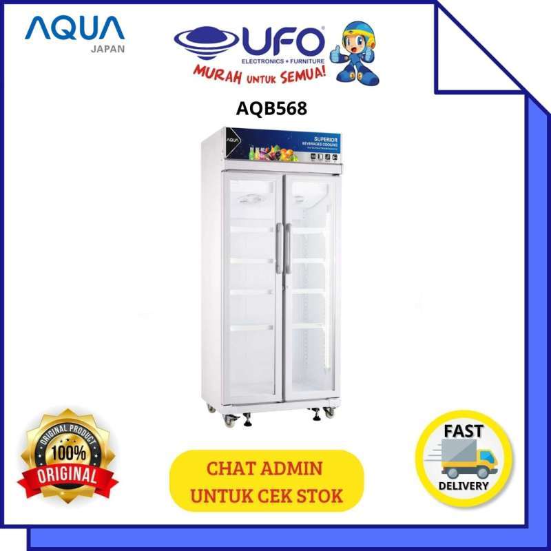 Jual Aqua Aqb568 Showcase 2 Pintu 560 Liter Di Seller Ufo Elektronika ...
