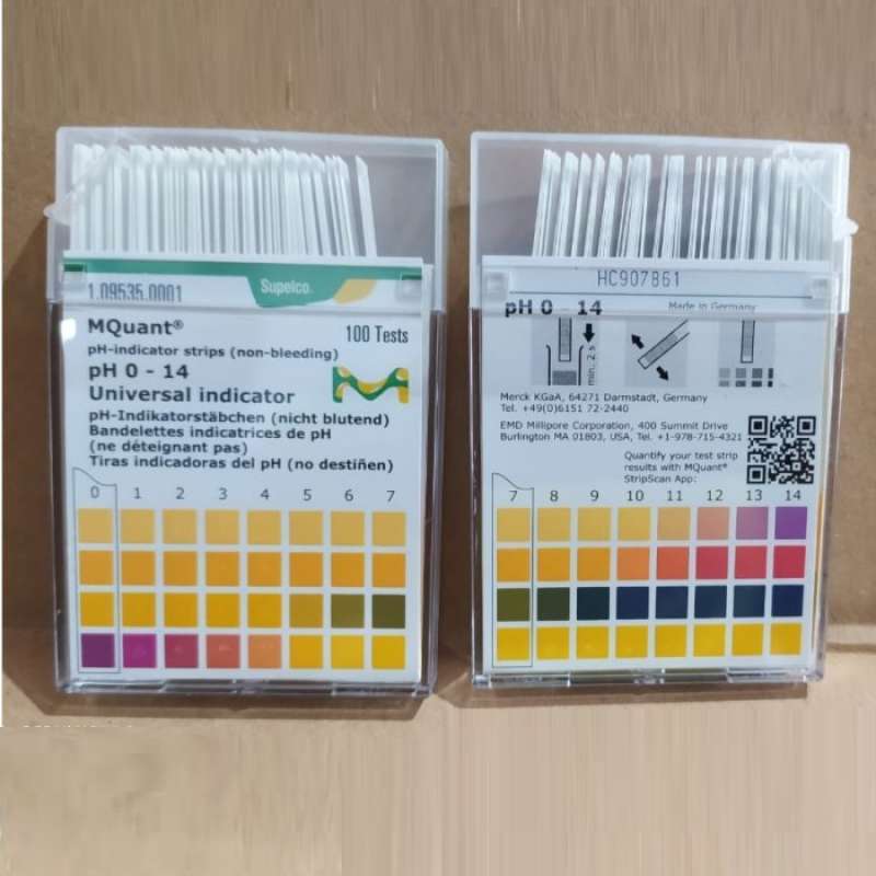 Jual Universal Indicator Ph Paper Kertas Ph Strip 014 9535 Merck