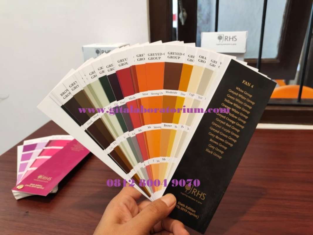 Warna Rms Promo Rhs Colour Chart Sixth Edition 2019 Reprint - Bagan Warna Buah ...