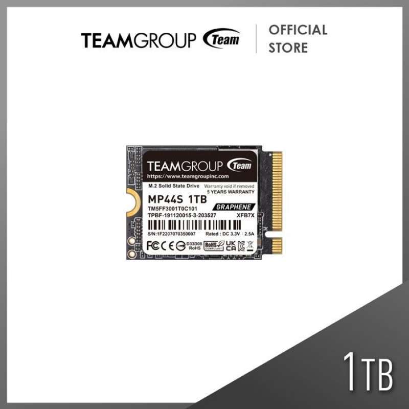 Jual Teamgroup SSD M.2 2230 MP44S 1TB (1000GB) PCIe Gen4x4 With NVMe Di - Foto 12