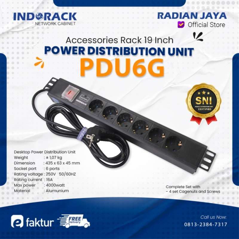 Jual Indorack Pdu6g / Colokan Listrik / Power Distribution Di Seller ...