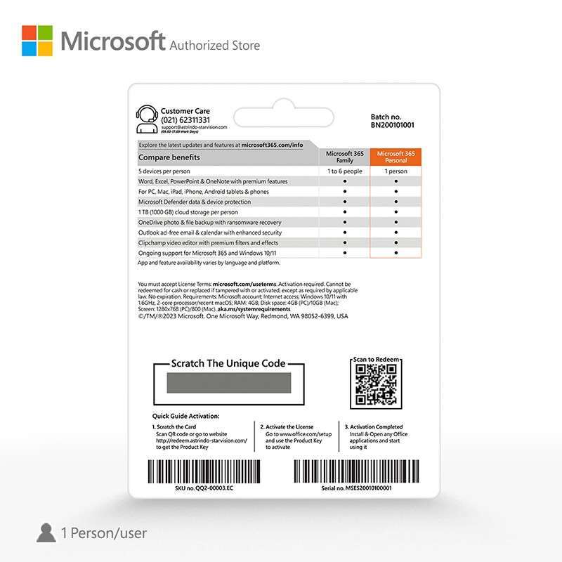 Jual Microsoft 365 Personal Digital Download Di Seller Blibli - Apple ...