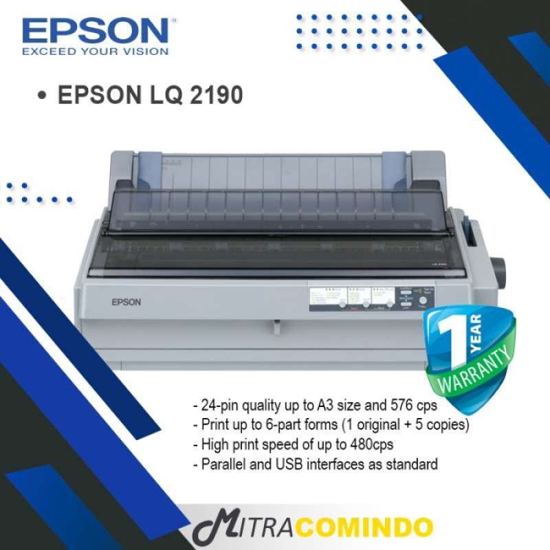 Jual Printer Dot Matrix Epson Lq 2190 Garansi 1 Tahun Di Seller Velvet ...