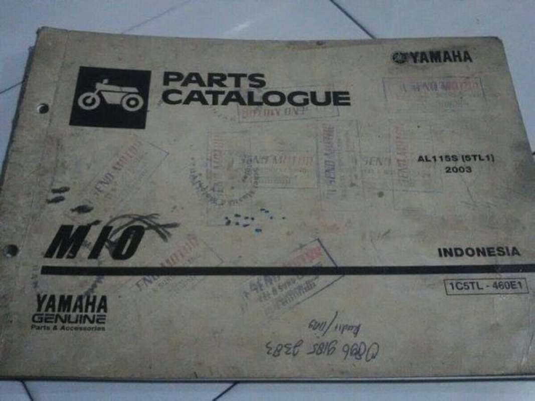 Jual Buku Manual Part Katalog Catalog Mio Sporty Awal 2003 Copy