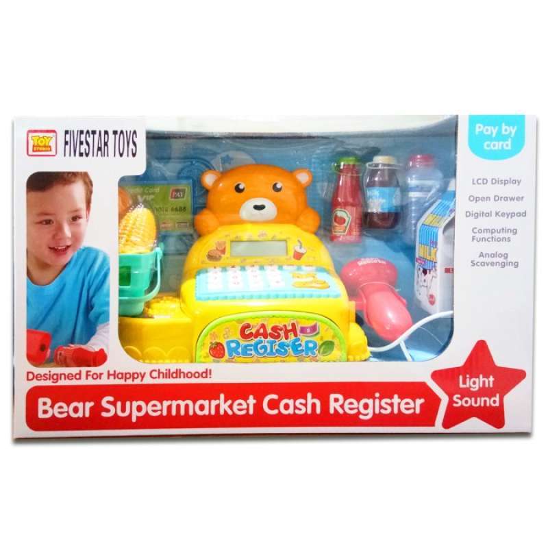 Jual Mainan Anak Kasir Bear Supermarket Cash Register Di Seller Sweet