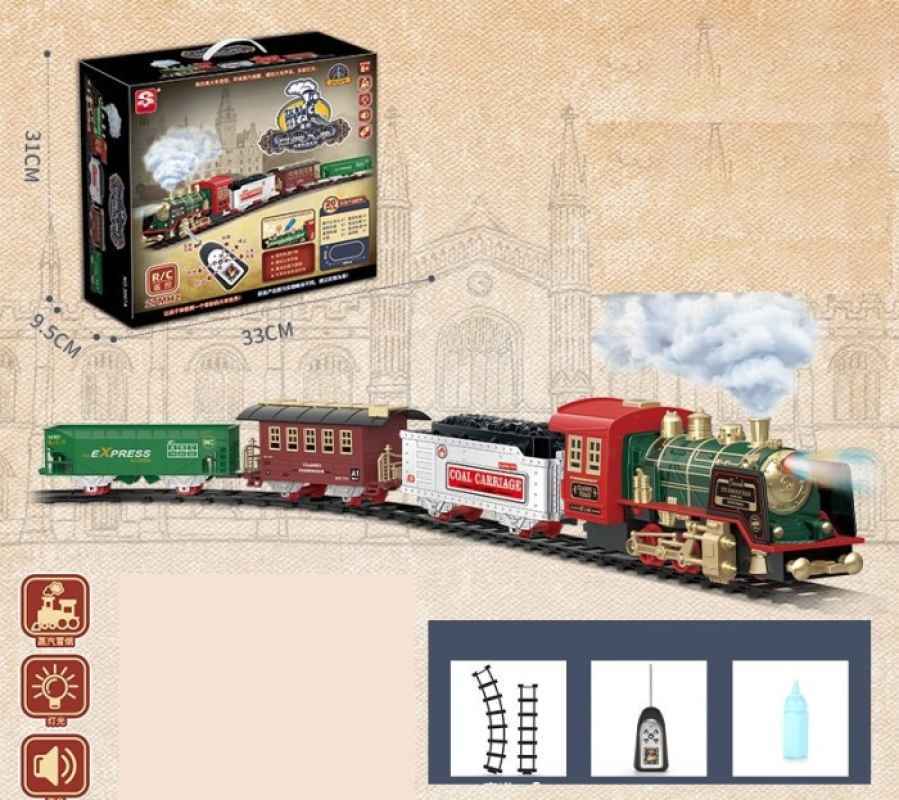 Jual Mainan Remote Control Rel Kereta Api / Rail Train Nobil Smoke Uap ...