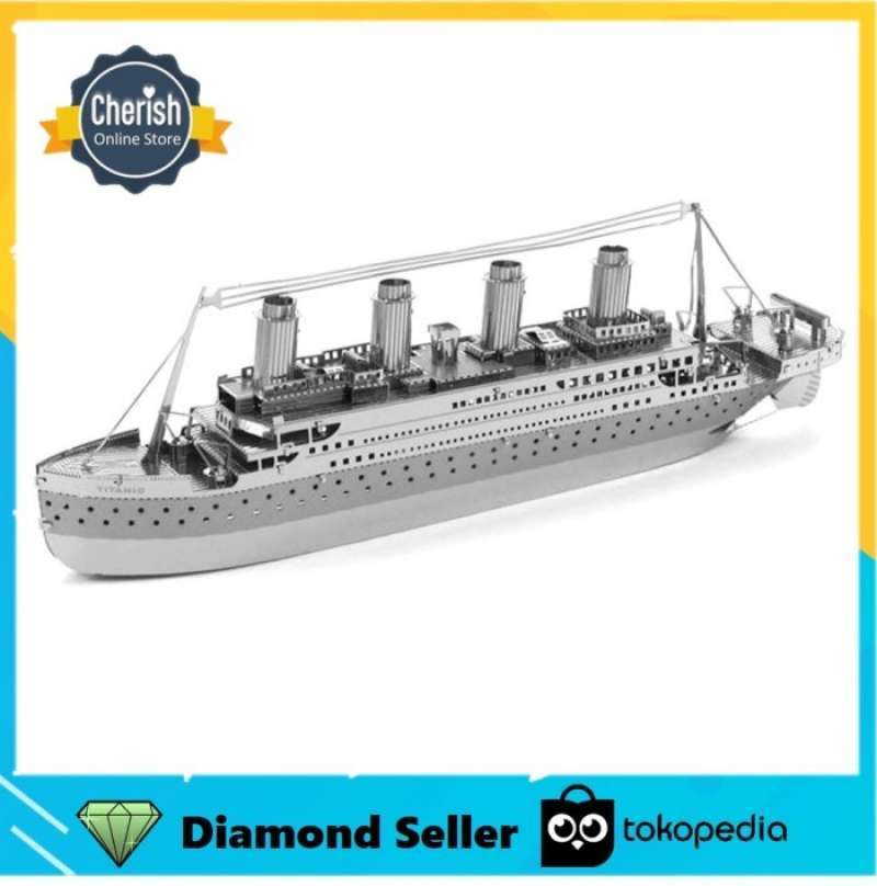 Rovox 3D Titanic Holz-Bausatz – DIY Modell Mit Beleuchtung & Spieluhr, 35,6 Cm Lang