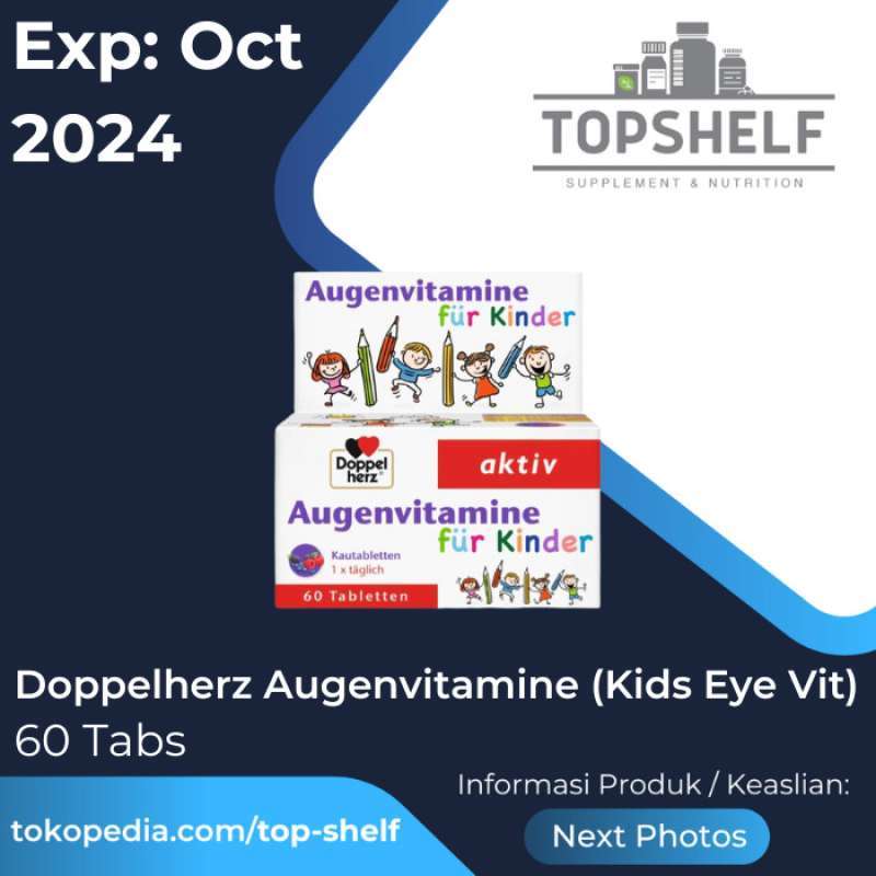 Promo Doppelherz Kinder Augenvitamine Kids Eye Vitamin A B2 Lutein Mata ...