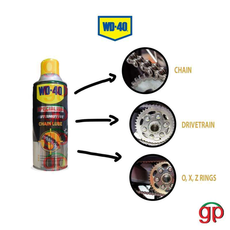 Jual Wd40 Chain Lube 360ml Minyak Pelumas Rantai 360 Ml Wd 40 Di