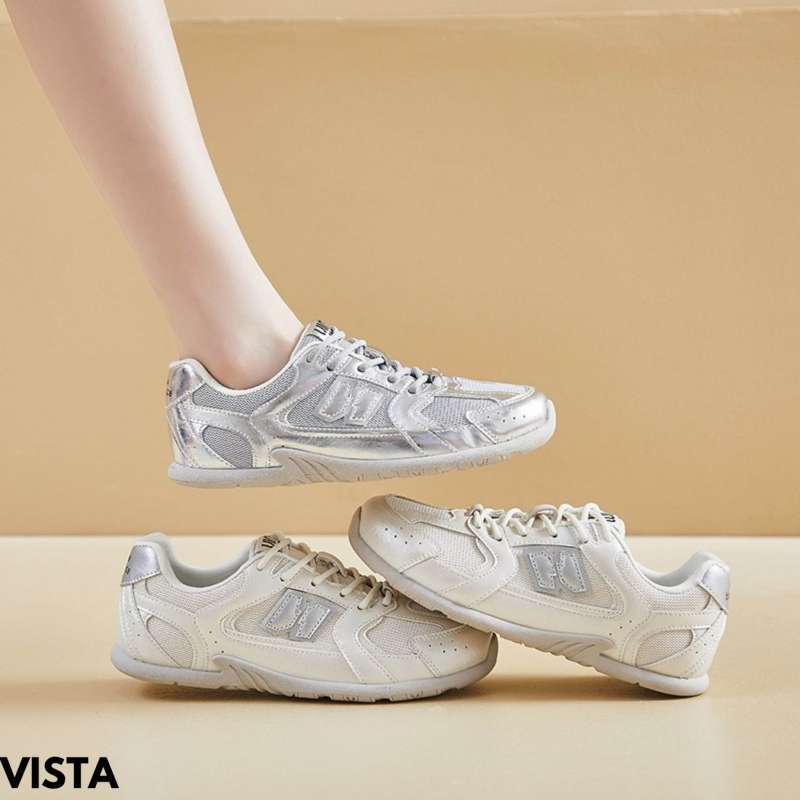 FINDME 36 40 VISTA SEPATU SNEAKERS WANITA KEKINIAN GAUL KECE UNIK CLASSY STYLISH OOTD TRENDY BAHAN PU BAGUS
