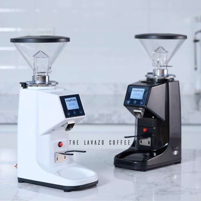 Electric Burr Espresso Coffee Grinder Portable Tin Coated Single Dose 38 48mm