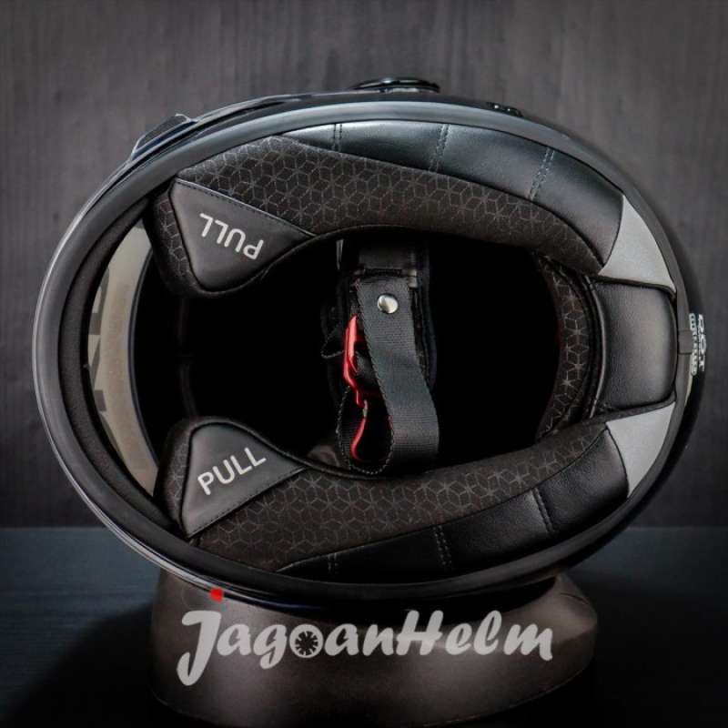 Jual Jpx Helm Jp Rokr Solid | Super Black Silver | Retro Classic - M Di ...