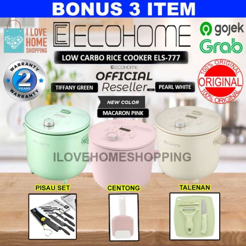 Promo New Ecohome Low Carb Rice Cooker Ricecooker Low Carbo Pearl