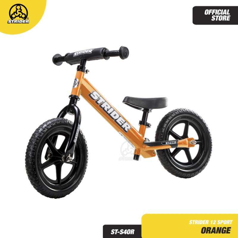 Jual Strider - Balance Bike 12 Sport Orange Sepeda Keseimbangan Di