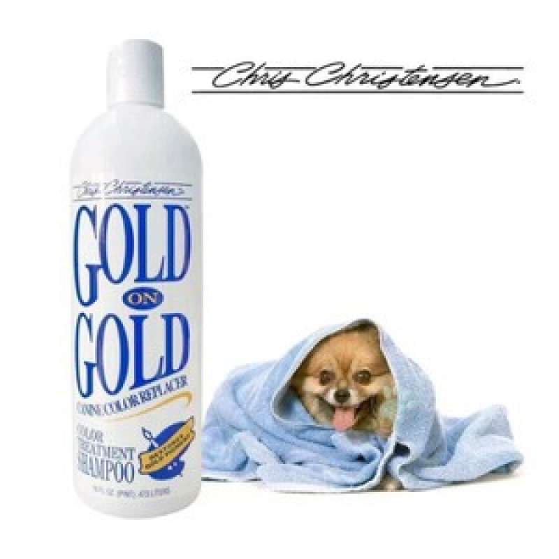 Promo Chris Christensen Gold On Gold Shampoo 4oz Dog Shampoo sampo