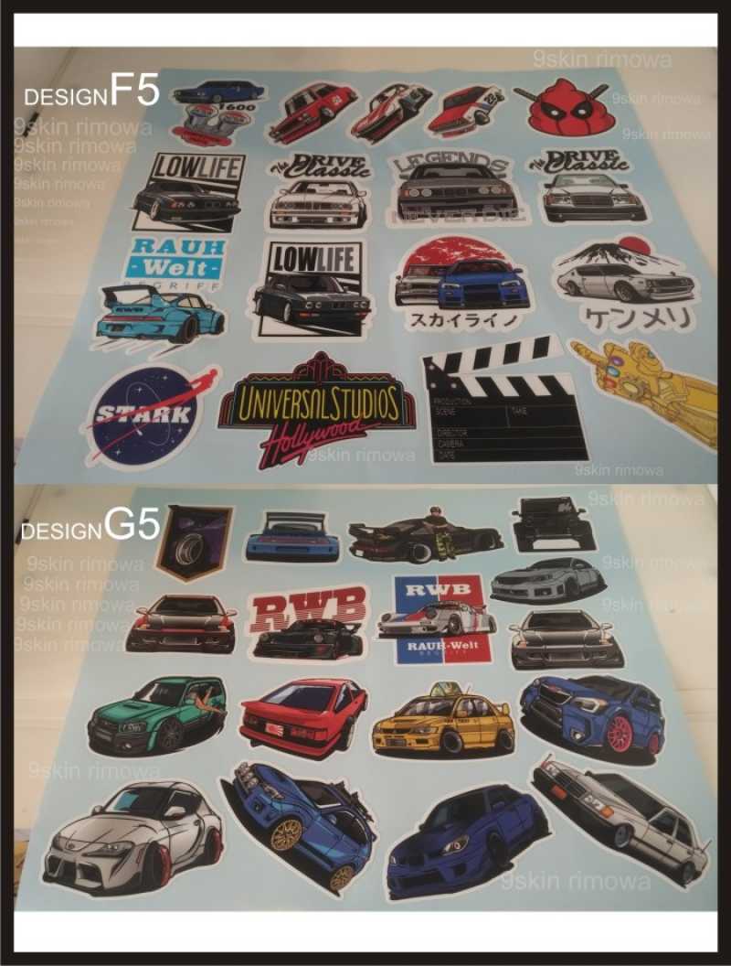 Promo Sticker Koper Rimowa Design5 Diskon 23% Di Seller Helen Store ...