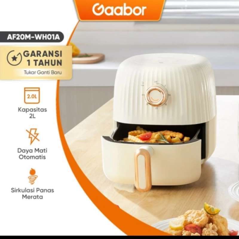 Jual Gaabor Airfryer 2 Liter Goreng Tanpa Minyak Air Fryer Garansi