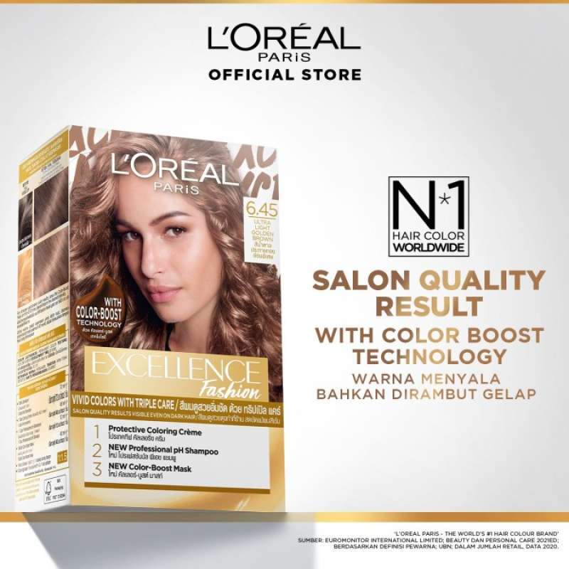 Jual Loreal Paris Excellence Fashion Hair Color [pewarna Rambut ...