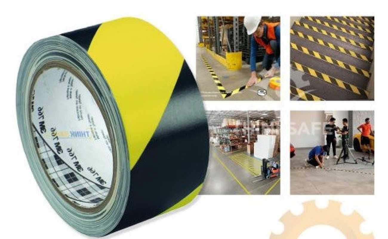 BRADY Floor Marking Tape, Pattern Striped, Black, Yellow, Width 2 In - Foto 9