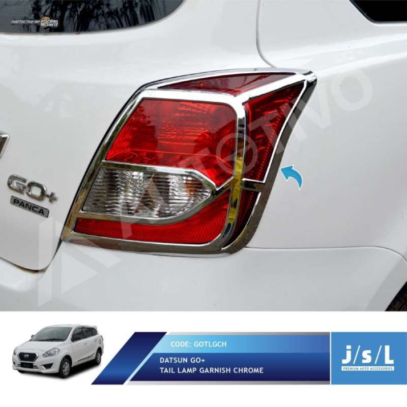 Promo Go Garnish Lampu Belakang Jsl Tail Lamp Garnish Chrome Terbaik