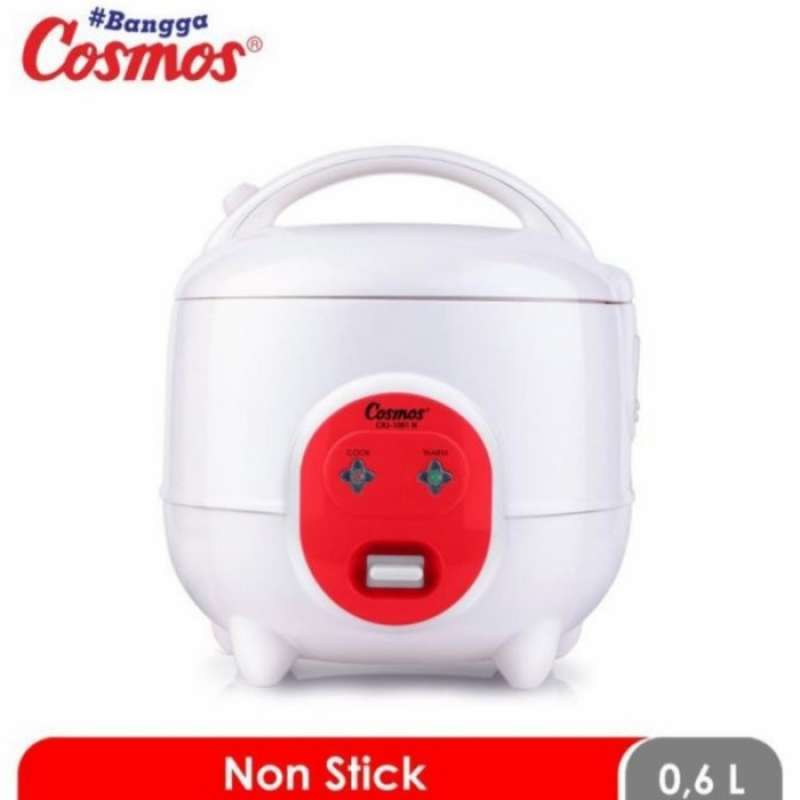 Promo Rice Cooker Mini Cosmos 0.6 Liter Kecil Terbaru Teflon Anti