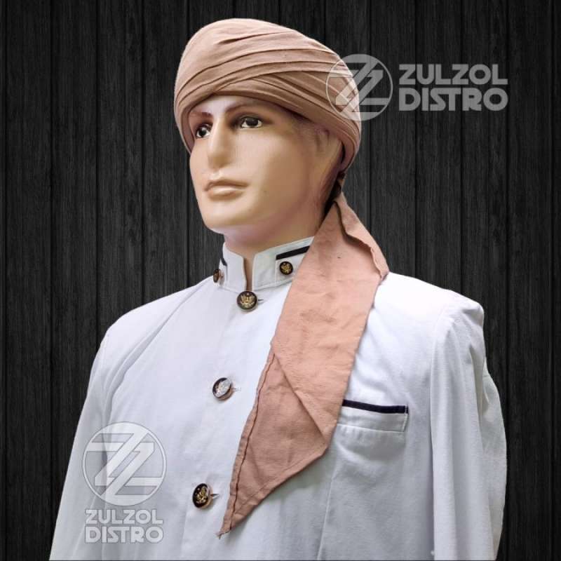 Jual Peci Sorban Imamah Permanen Coklat Medium - Sorban Wali Instan ...