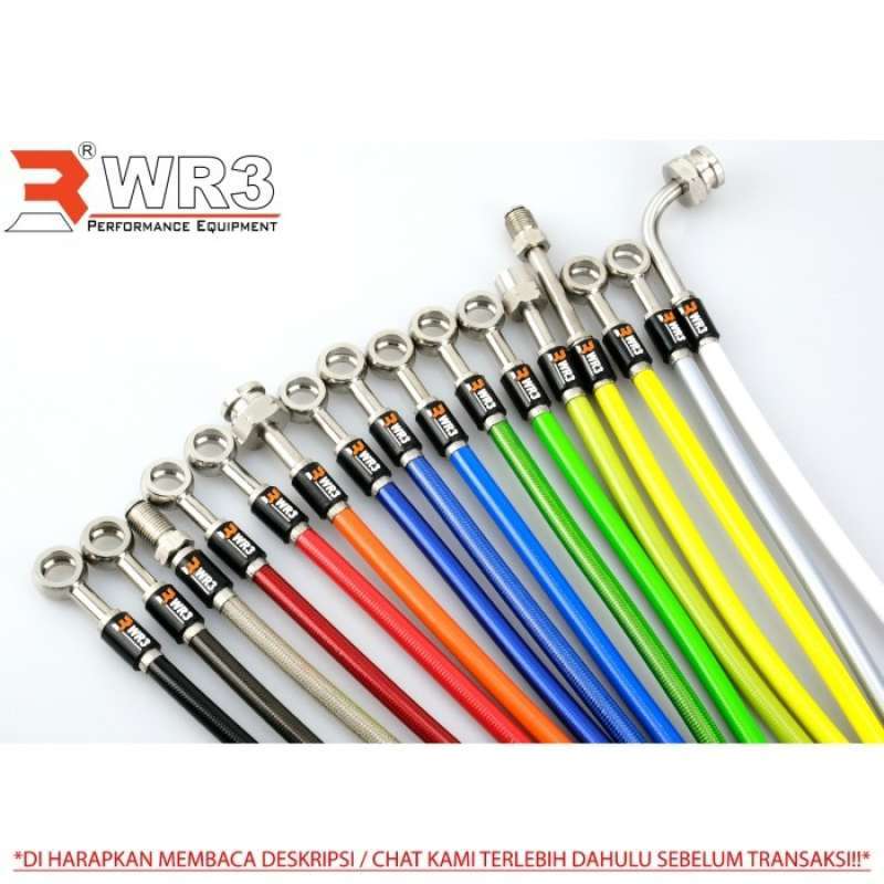 Promo Selang Rem Wr3 400 600 1000 / Nsr 250 Mc 28 Pro Arm / Vfr Rvf 400 ...