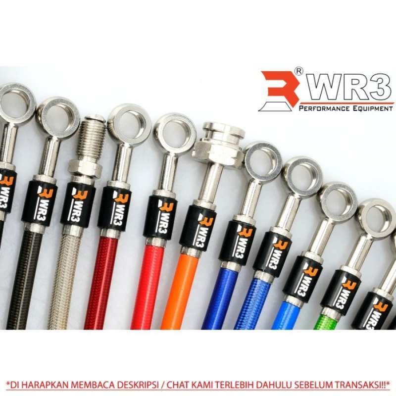 Promo Selang Rem Wr3 400 600 1000 / Nsr 250 Mc 28 Pro Arm / Vfr Rvf 400 ...