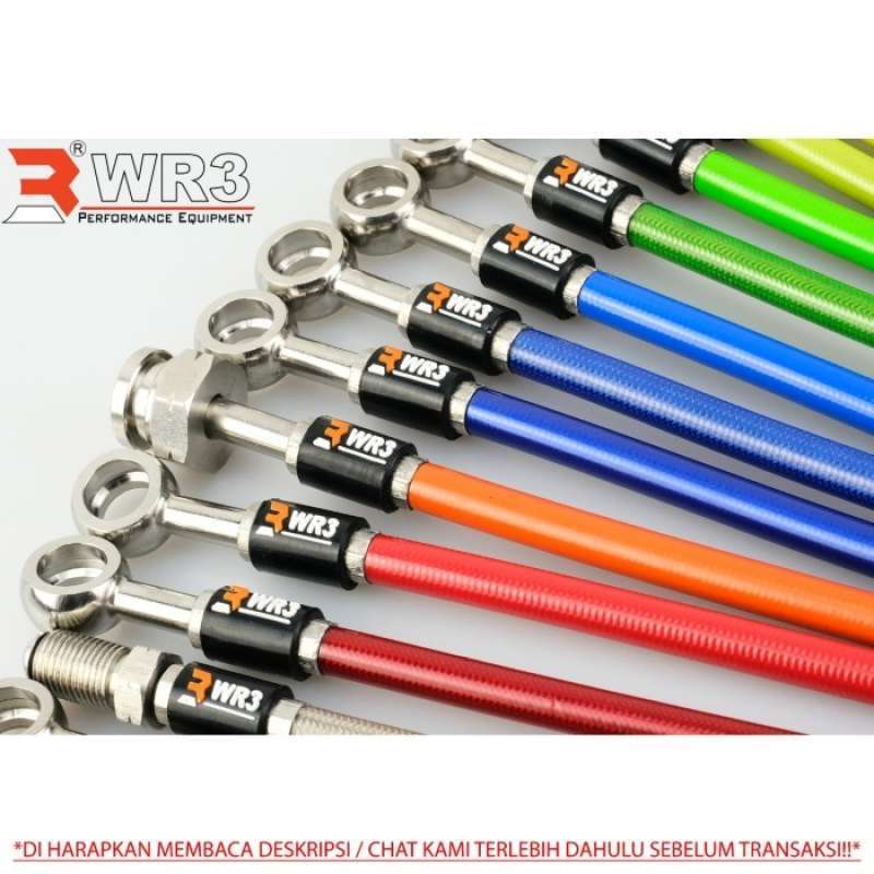Promo Selang Rem Wr3 400 600 1000 / Nsr 250 Mc 28 Pro Arm / Vfr Rvf 400 ...