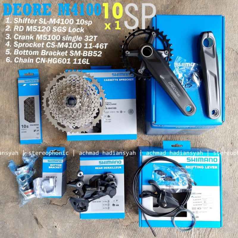 Jual Groupset Deore M4100 Promo pelangganbaru 20k