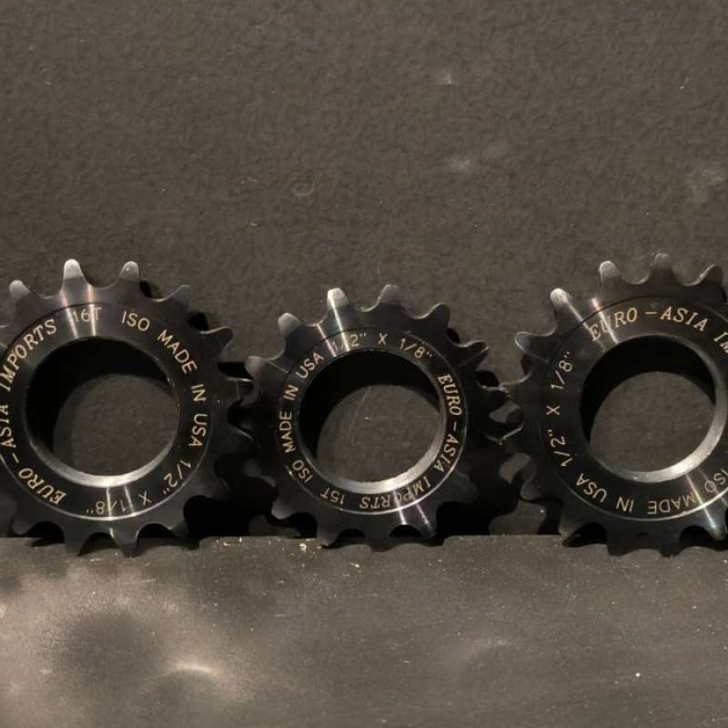 PROMO COG EURO ASIA EAI FIXIE FIXED GEAR 15 16 17T MADE IN USA