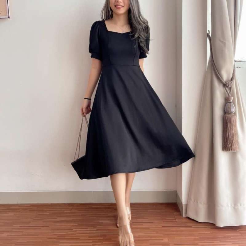 Jual 8 809 Midi Dress Hitam Wanita Dress Pesta Kondangan Dress Formal Cokelat Di Seller Zati Shop Cengkareng Timur Kota Jakarta Barat Blibli