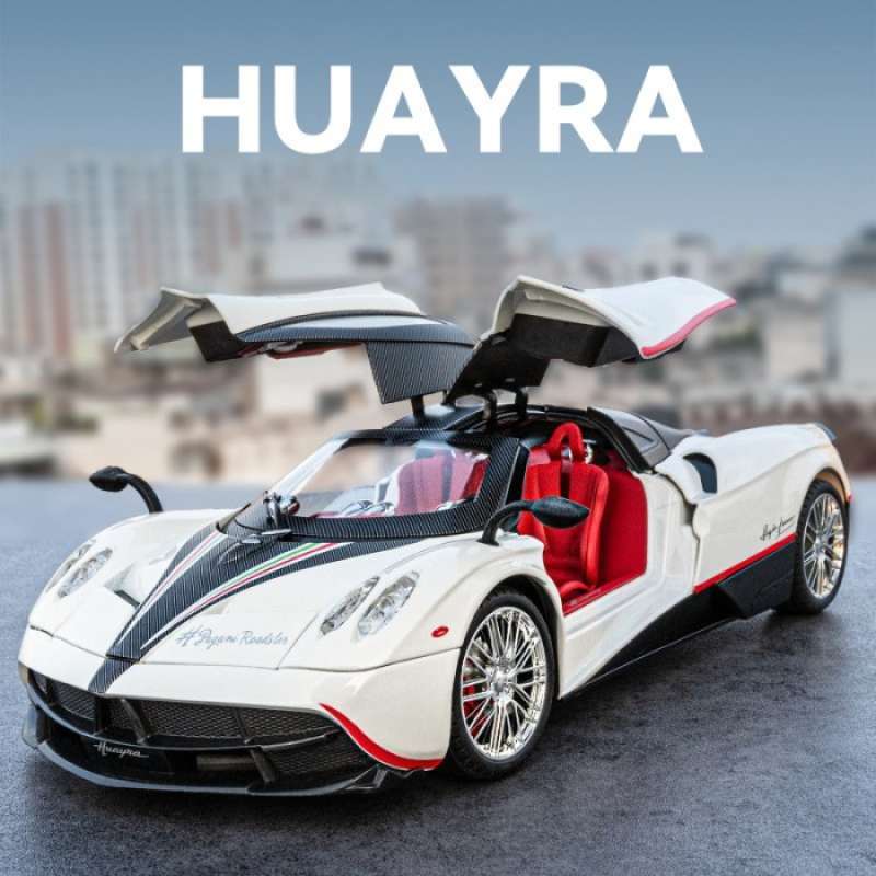 1:18 Pagani Huayra Dinastia Racing Sport Car Alloy Metal Diecast Model  koleksi pajangan hadiah blue