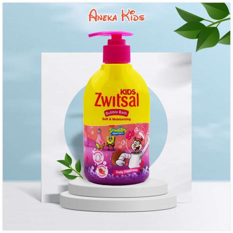 Jual Zwitsal Kids Bubble Bath Soft & Moisturising Pink 280 Ml Di Seller ...